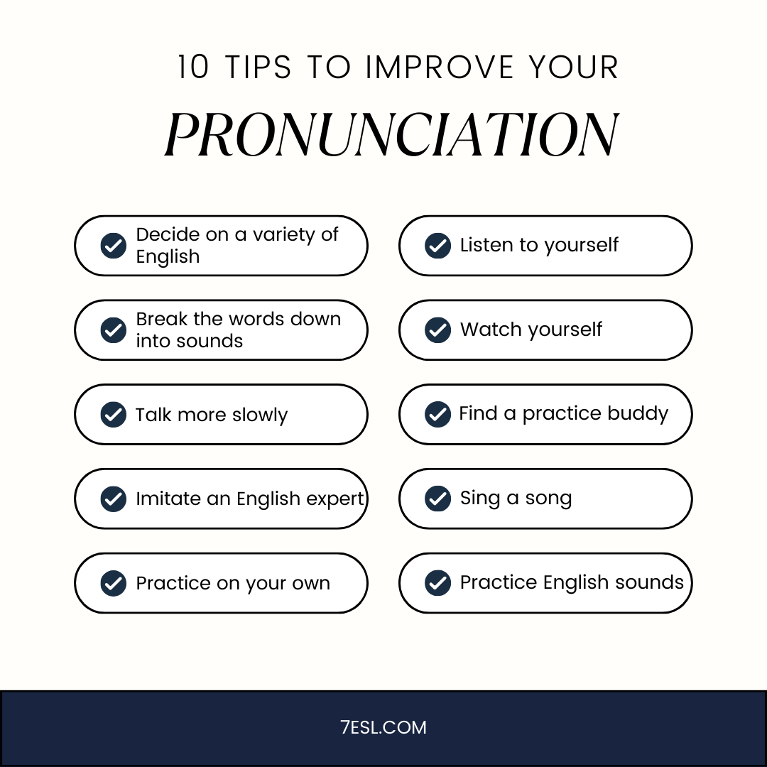 10 tips to improve your pronunciation