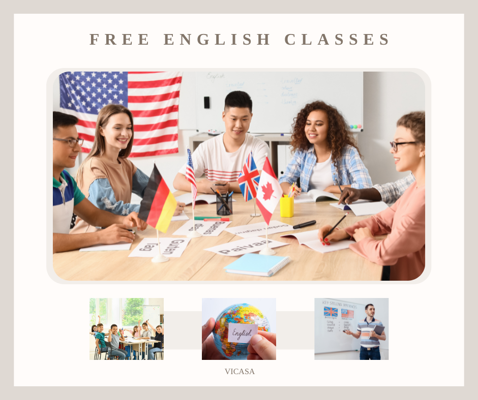 FREE ENGLISH CLASSES