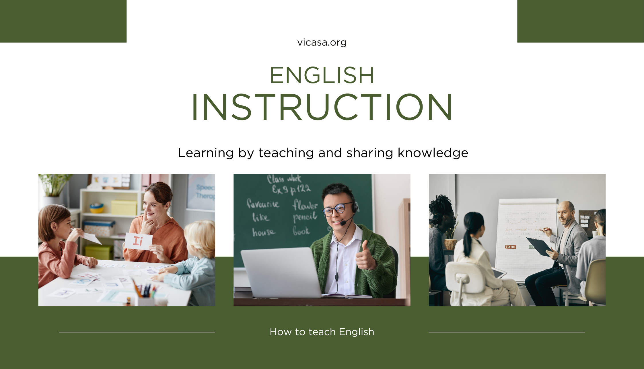 ENGLISH instruction