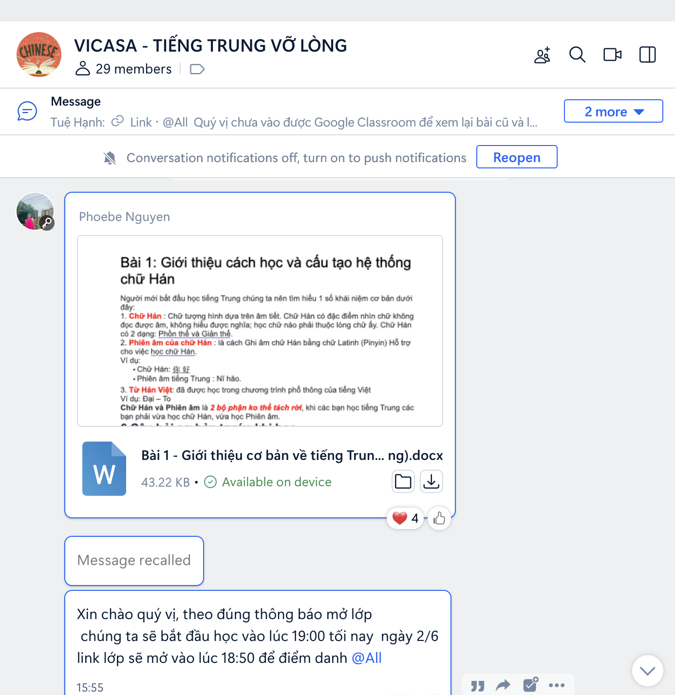 VICASA - TIẾNG TRUNG VỠ LÒNG-PHOEBE NGUYEN 2024-2