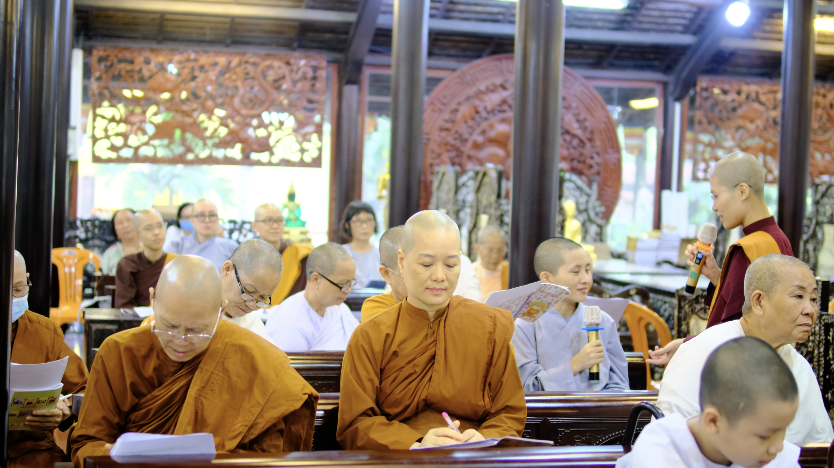 tue minh Buddhist activities